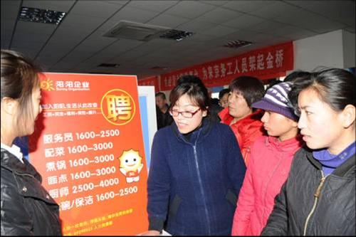 区妇联与人保局共同举办春风送岗位女性就业