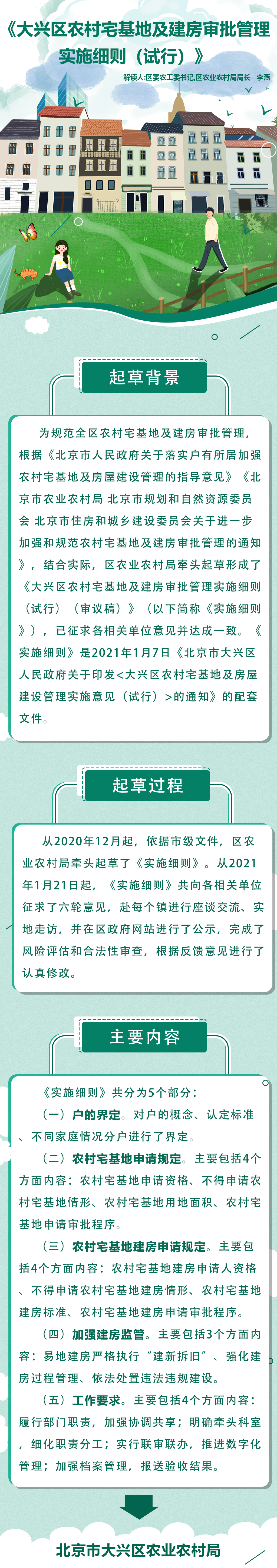 大兴区农村宅基地及建房审批管理实施细则（试行）政策解读