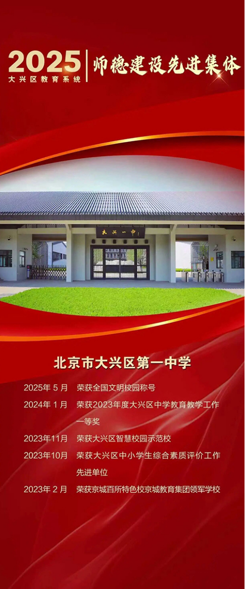 2025年大兴区教育系统集体表彰，向他们致敬！140
