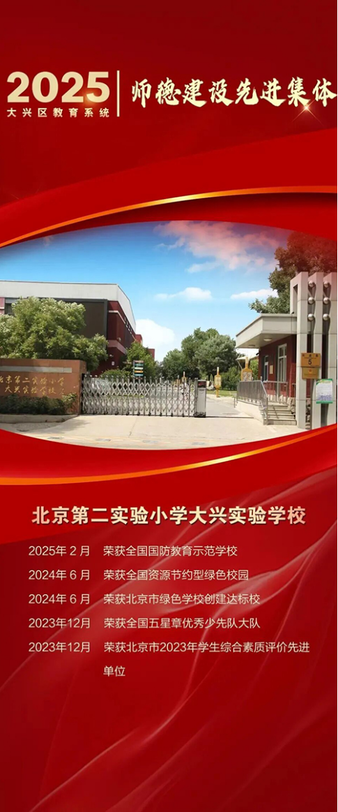 2025年大兴区教育系统集体表彰，向他们致敬！160